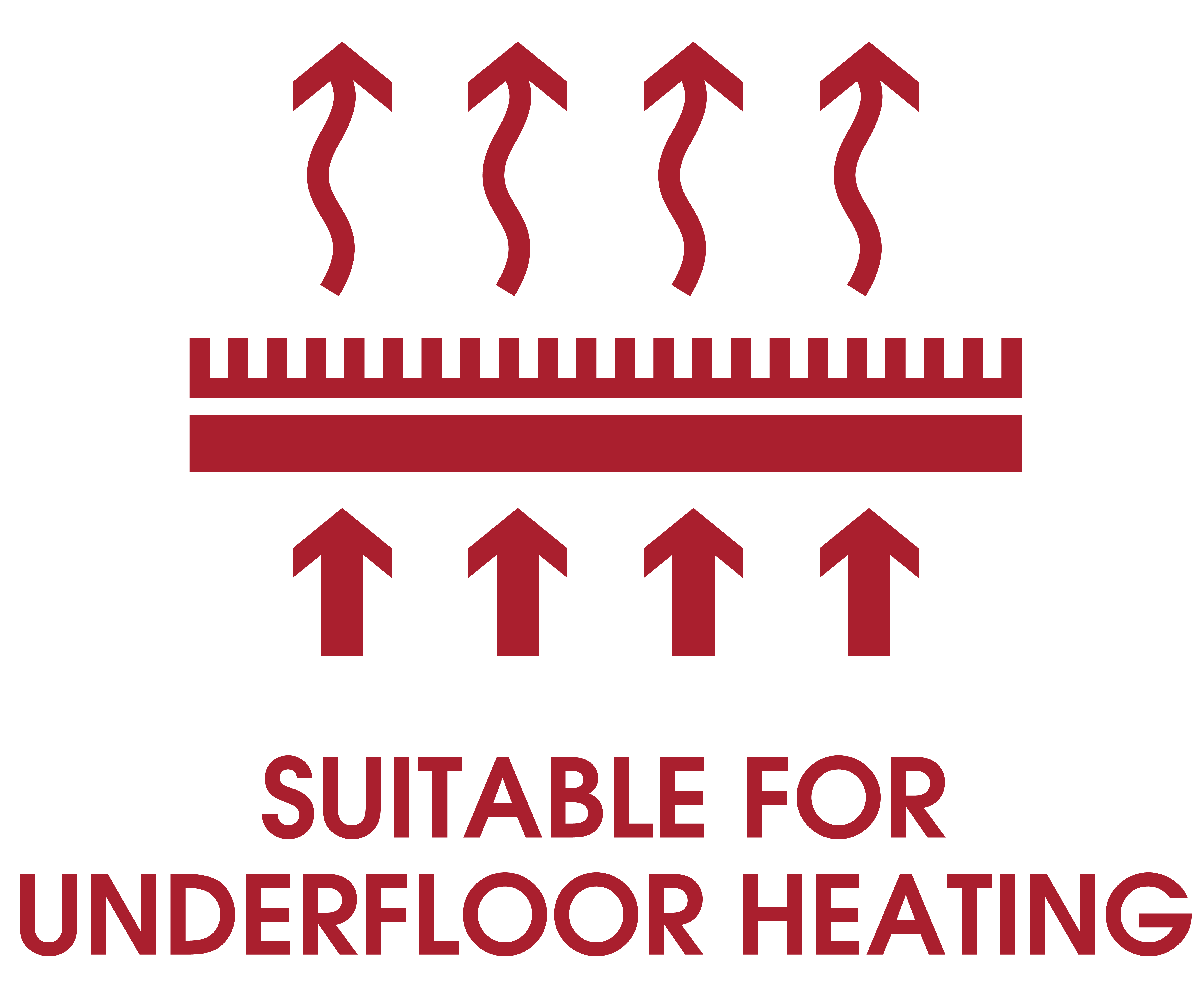 Underfloor heating safe