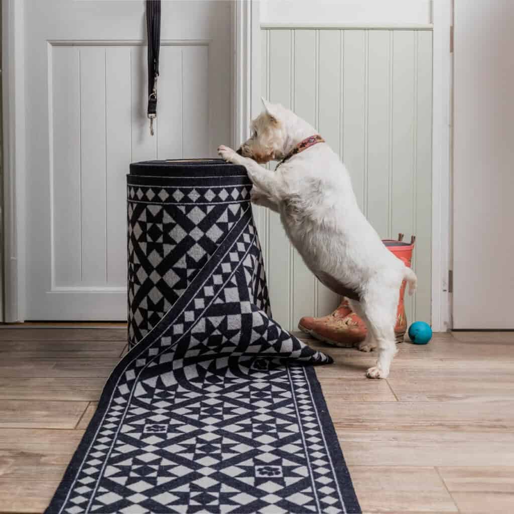 Stop Muddy Paws By The Metre In Victorian Tile Pet Rebellion
