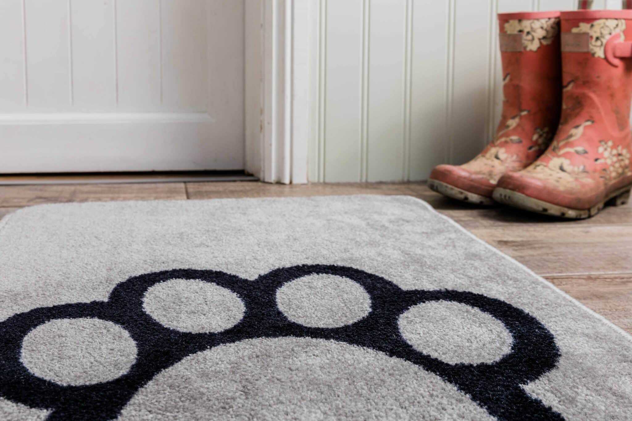 Stop Muddy Paws XL Grey Pet Rug Pet Rebellion