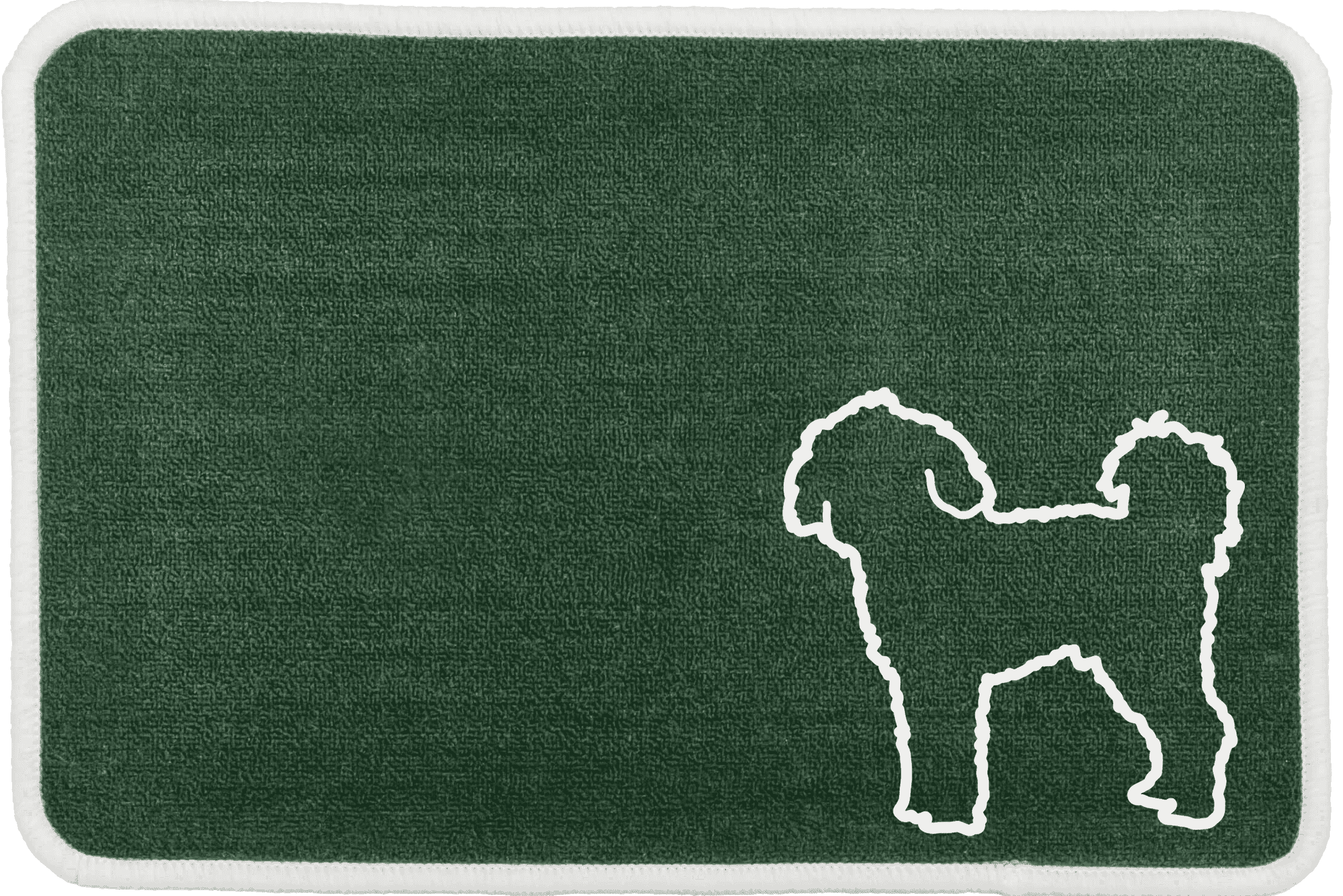 Personalised Dog Breeds Food Mat - (A to C) Green - Cavapoochon