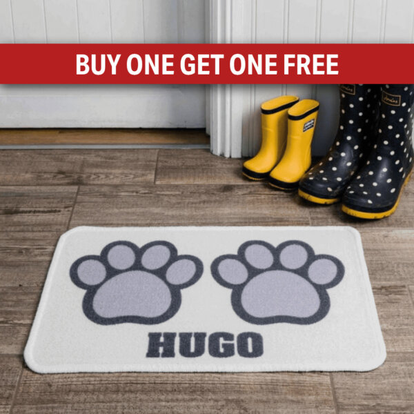 Personalised Food Mat Paws