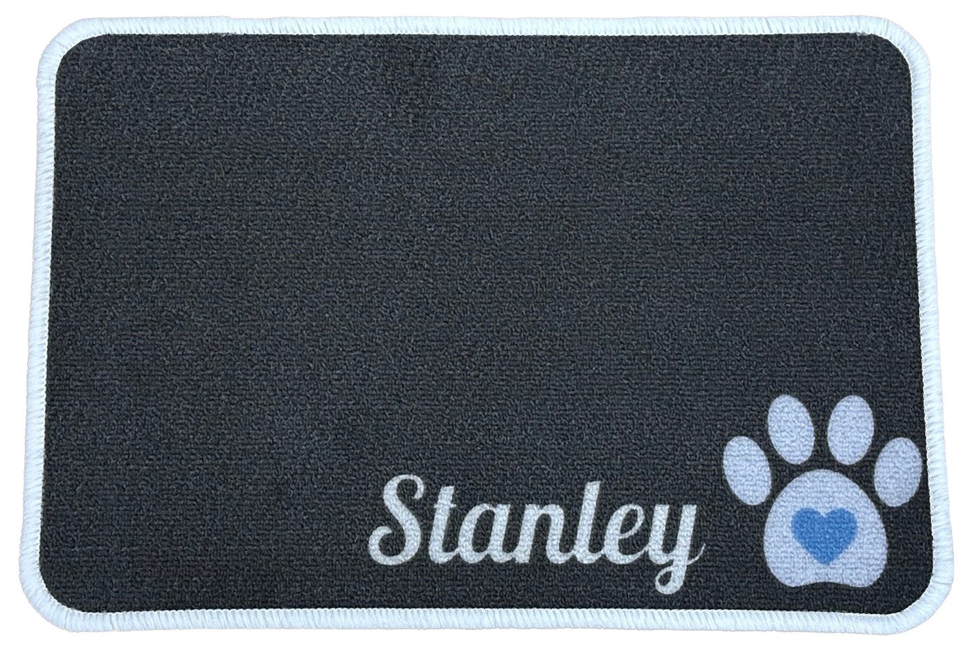 Personalised Food Mat Little Paw Blue - Image 5