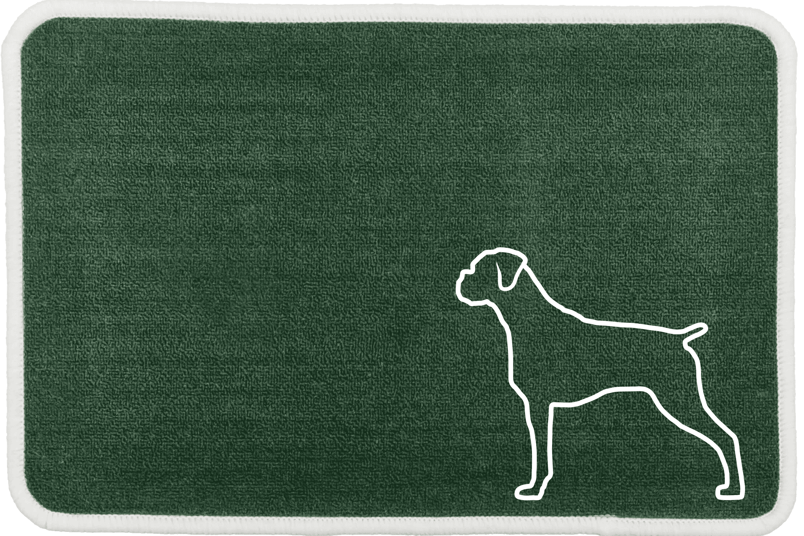 Personalised Dog Breeds Food Mat - (A to C) Green - Boxer