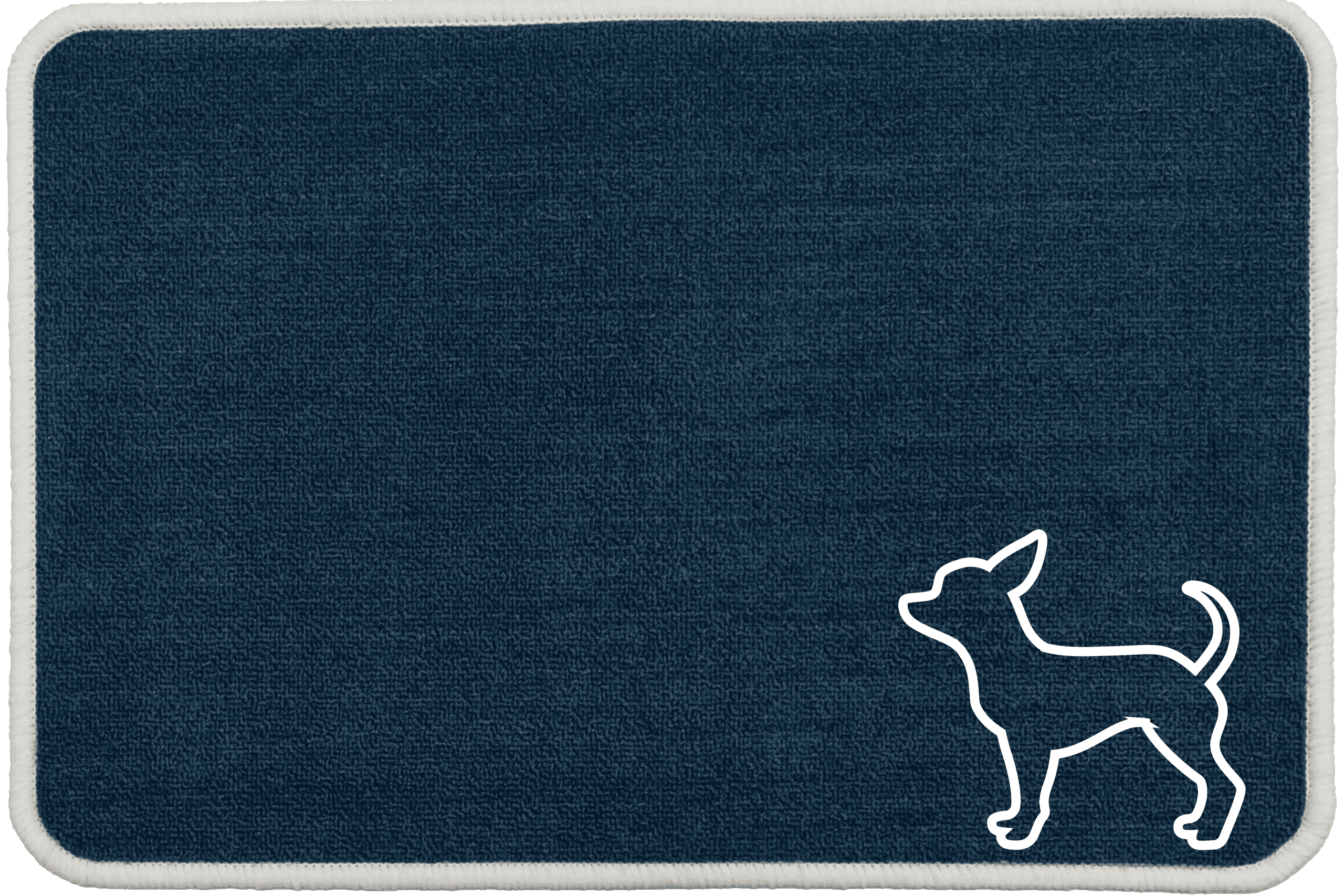 Personalised Dog Breeds Food Mat - (A to C) Blue - Chihuahua