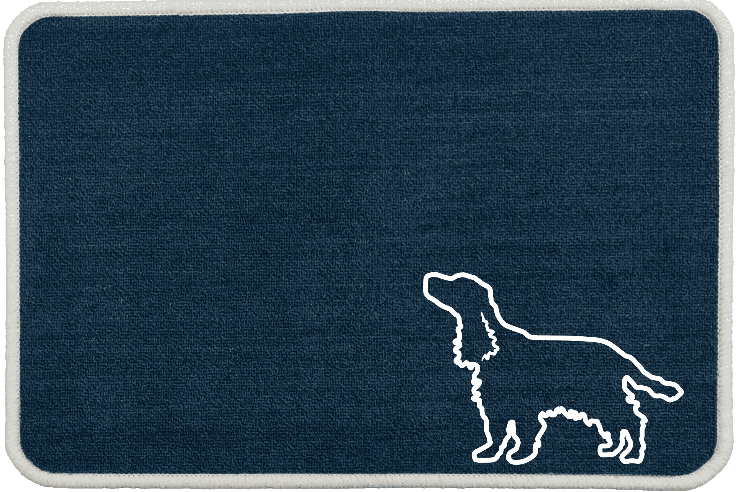 Personalised Dog Breeds Food Mat - (A to C) Blue - Cockerspaniel