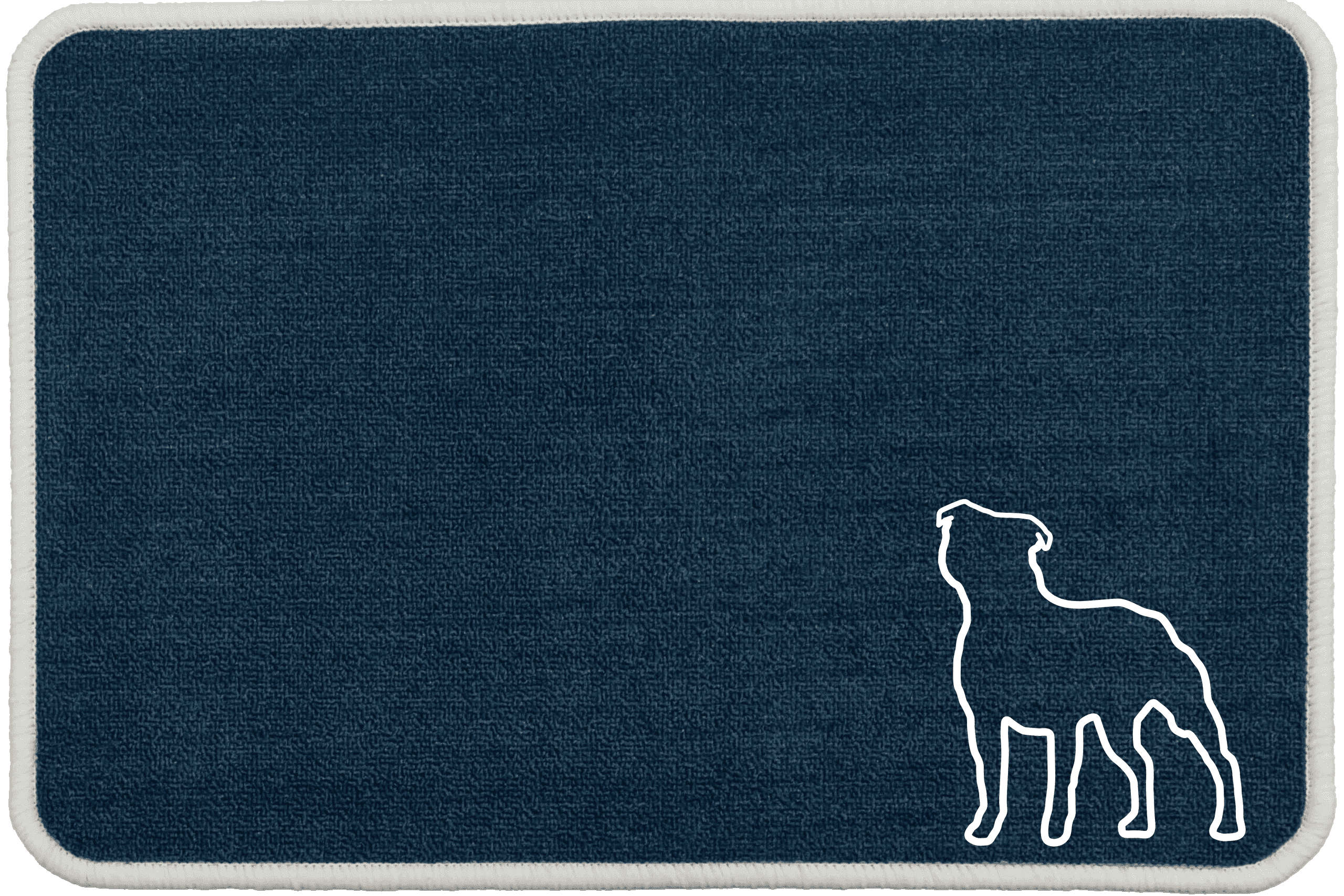 Personalised Dog Breeds Food Mat - (R to Y) Blue - Staffordshire Bull Terrier