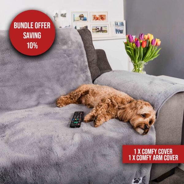 Comfy Cover Sofa Bundle - Grey