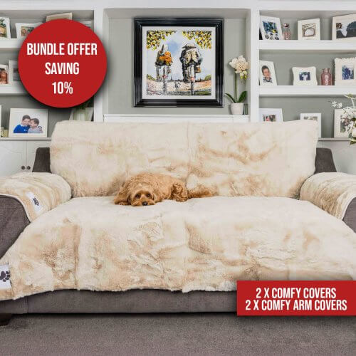 Comfy Cover Ultimate Sofa Bundle - Stone