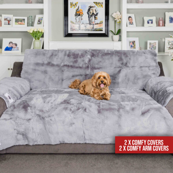 Comfy Cover Ultimate Sofa Bundle - Grey